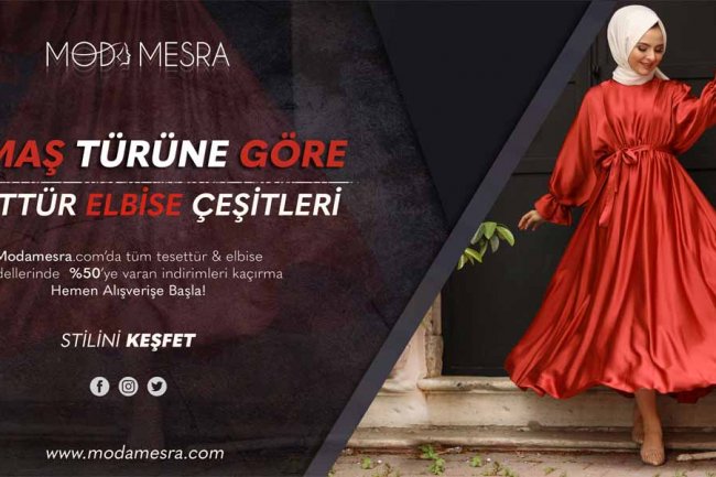 Kumaş Türüne Göre Tesettür Elbise Çeşitleri