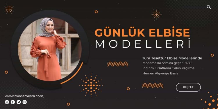 Günlük Elbise Modelleri